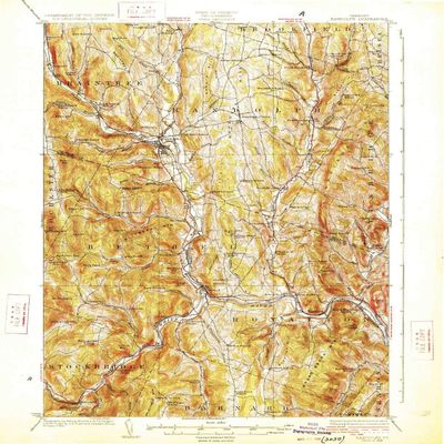 YellowMaps Randolph VT topo map, 1:62500 Scale, 15 X 15 Minute, Historical, 1926, 19.73 x 16.32 in - Tyvek