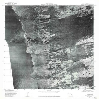 YellowMaps Kealakekua HI topo map, 1:24000 Scale, 7.5 X 7.5 Minute, Historical, 1977, Updated 1981, 26.9 x 24 in - Polypropylene