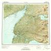YellowMaps Naknek AK topo map, 1:250000 Scale, 1 X 2 Degree, Historical, 1952, Updated 1958, 22.8 x 20.9 in - Polypropylene view 1