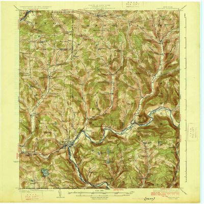 YellowMaps Deposit NY topo map, 1:62500 Scale, 15 X 15 Minute, Historical, 1926, 20.1 x 16.6 in - Tyvek