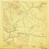 YellowMaps Henry Mountains UT topo map, 1:250000 Scale, 1 X 1 Degree, Historical, 1892, Updated 1901, 20.1 x 15.8 in - Polypropylene