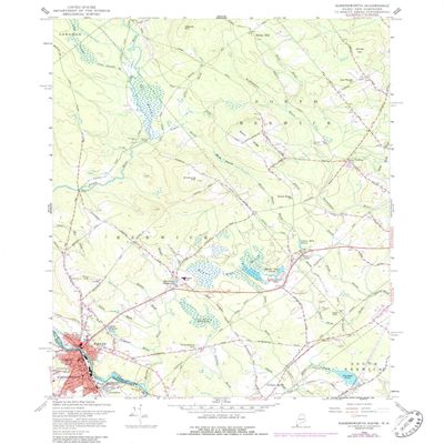 YellowMaps Somersworth NH topo map, 1:24000 Scale, 7.5 X 7.5 Minute, Historical, 1958, Updated 1988, 26.8 x 22 in - Tyvek