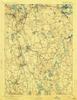 YellowMaps Abington MA topo map, 1:62500 Scale, 15 X 15 Minute, Historical, 1893, Updated 1913, 19.2 x 14.8 in - Tyvek view 1