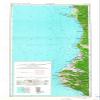 YellowMaps Eureka CA topo map, 1:250000 Scale, 2 X 1 Degree, Historical, 1958, Updated 1967, 38.8 x 17.4 in - Polypropylene view 1