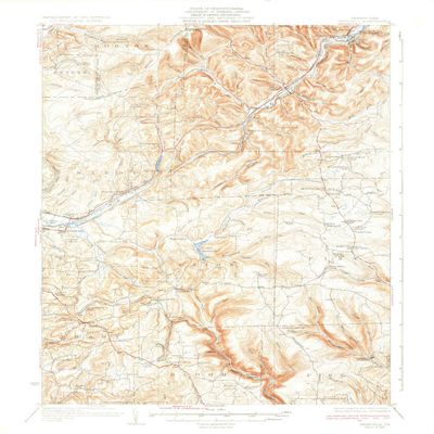 YellowMaps Penfield PA topo map, 1:62500 Scale, 15 X 15 Minute, Historical, 1932, 20 x 16.5 in - Polypropylene