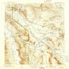 YellowMaps Furnace Creek CA topo map, 1:250000 Scale, 1 X 1 Degree, Historical, 1910, Updated 1941, 19.8 x 16.6 in - Tyvek view 1