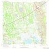 YellowMaps Gum Lake FL topo map, 1:24000 Scale, 7.5 X 7.5 Minute, Historical, 1959, Updated 1972, 26.7 x 22.9 in - Polypropylene view 1