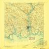 YellowMaps New London CT topo map, 1:62500 Scale, 15 X 15 Minute, Historical, 1893, Updated 1907, 20 x 16.4 in - Tyvek view 1