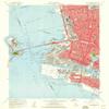 YellowMaps Oakland West CA topo map, 1:24000 Scale, 7.5 X 7.5 Minute, Historical, 1959, Updated 1960, 26.7 x 21.8 in - Polypropylene view 1