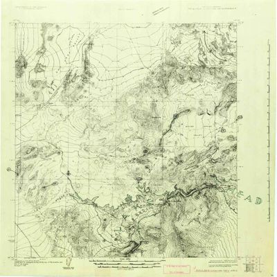 YellowMaps Boulder Canyon NV topo map, 1:96000 Scale, 30 X 30 Minute, Historical, 1926, 26.94 x 23.02 in - Polypropylene