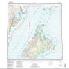 YellowMaps Afognak AK topo map, 1:250000 Scale, 1 X 2 Degree, Historical, 1952, Updated 1988, 22.8 x 30.3 in - Polypropylene view 1