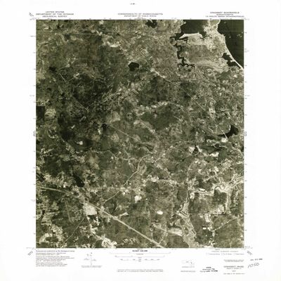 YellowMaps Cohasset MA topo map, 1:25000 Scale, 7.5 X 7.5 Minute, Historical, 1977, Updated 1980, 26.9 x 22 in - Polypropylene