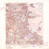 YellowMaps Boston South MA topo map, 1:31680 Scale, 7.5 X 7.5 Minute, Historical, 1946, Updated 1950, 20.8 x 17 in - Polypropylene view 1
