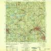 YellowMaps Fitchburg MA topo map, 1:50000 Scale, 15 X 15 Minute, Historical, 1953, Updated 1953, 27.7 x 21 in - Tyvek view 1