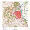 YellowMaps Leavenworth KS topo map, 1:24000 Scale, 7.5 X 7.5 Minute, Historical, 1961, Updated 1971, 27.03 x 21.09 in - Polypropylene view 1