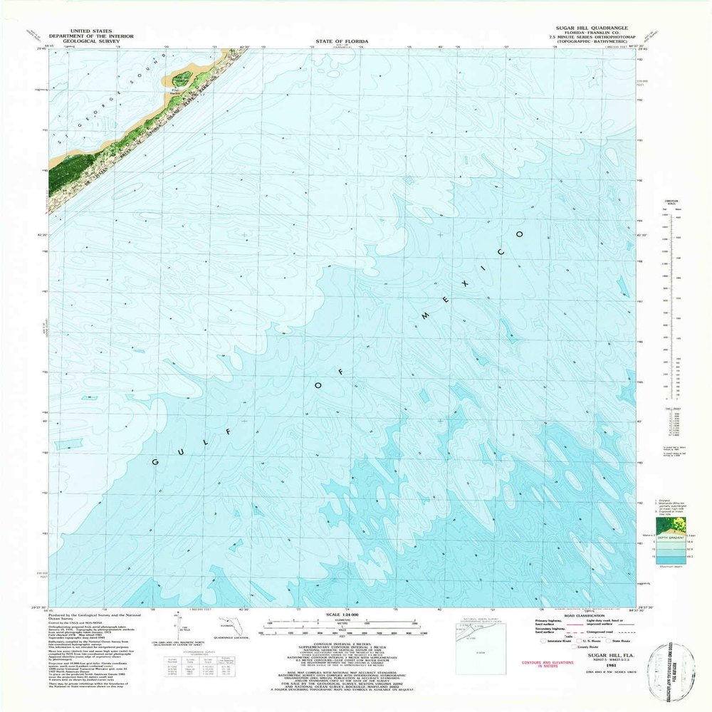 YellowMaps Sugar Hill FL topo map, 1:24000 Scale, 7.5 X 7.5 Minute, Historical, 1981, Updated 1982, 29 x 24.1 in - Polypropylene