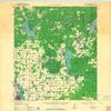 YellowMaps Rice Lake WI topo map, 1:48000 Scale, 15 X 15 Minute, Historical, 1949, Updated 1961, 27.19 x 21.54 in - Tyvek view 1