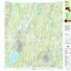 YellowMaps Hudson MA topo map, 1:25000 Scale, 7.5 X 15 Minute, Historical, 1997, Updated 1999, 24 x 39.8 in - Polypropylene view 1