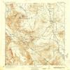 YellowMaps LIDA NV topo map, 1:250000 Scale, 1 X 1 Degree, Historical, 1913, Updated 1936, 19.9 x 16.5 in - Tyvek view 1