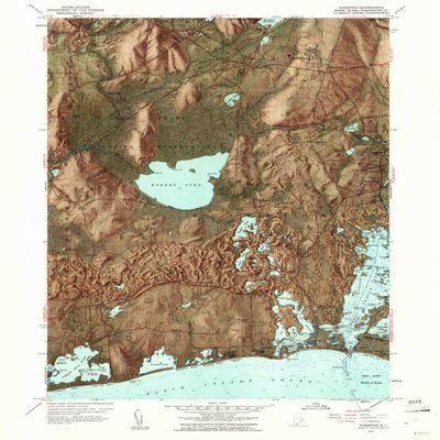 YellowMaps Kingston RI topo map, 1:24000 Scale, 7.5 X 7.5 Minute, Historical, 1957, Updated 1961, 29.8 x 22.1 in - Polypropylene