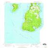 YellowMaps Beaver Island MI topo map, 1:62500 Scale, 15 X 15 Minute, Historical, 1956, Updated 1959, 20.8 x 16.9 in - Polypropylene view 1