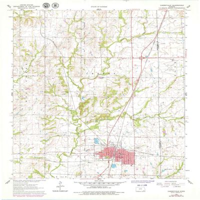 YellowMaps Cherryvale KS topo map, 1:24000 Scale, 7.5 X 7.5 Minute, Historical, 1962, Updated 1979, 27.12 x 21.16 in - Polypropylene