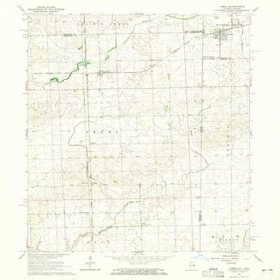 YellowMaps Ambia in topo map, 1:24000 Scale, 7.5 X 7.5 Minute, Historical, 1964, Updated 1965, 26.96 x 21.99 in - Tyvek
