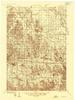 YellowMaps Osseo WI topo map, 1:48000 Scale, 15 X 15 Minute, Historical, 1935, 27.35 x 20.39 in - Polypropylene view 1