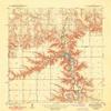 YellowMaps Lake Mc Bride KS topo map, 1:31680 Scale, 7.5 X 7.5 Minute, Historical, 1942, Updated 1949, 20.39 x 16 in - Polypropylene view 1