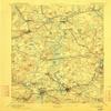 YellowMaps Framingham MA topo map, 1:62500 Scale, 15 X 15 Minute, Historical, 1894, Updated 1911, 19.9 x 15.8 in - Tyvek view 1