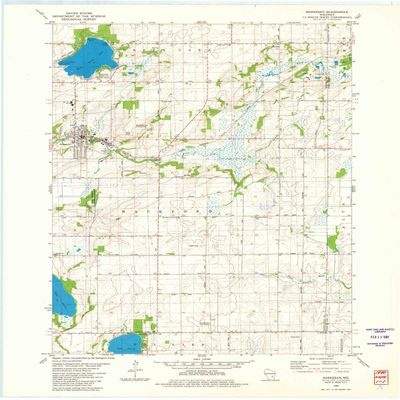 YellowMaps Markesan WI topo map, 1:24000 Scale, 7.5 X 7.5 Minute, Historical, 1980, Updated 1981, 27.58 x 22.08 in - Polypropylene