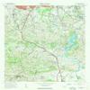 YellowMaps Aguas Buenas PR topo map, 1:20000 Scale, 7.5 X 7.5 Minute, Historical, 1964, Updated 1966, 32.4 x 29.3 in - Tyvek view 1