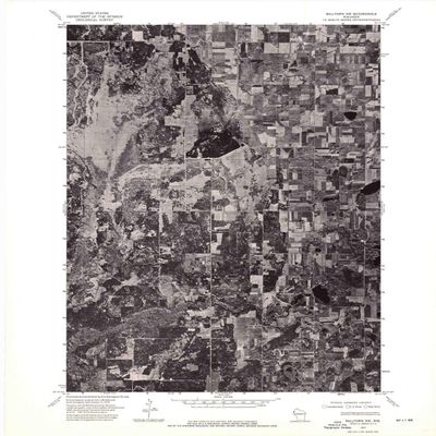 YellowMaps Milltown NW WI topo map, 1:24000 Scale, 7.5 X 7.5 Minute, Historical, 1974, Updated 1976, 27.06 x 22.18 in - Polypropylene