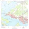 YellowMaps Panama City FL topo map, 1:24000 Scale, 7.5 X 7.5 Minute, Historical, 1956, Updated 1957, 26.9 x 21.9 in - Tyvek view 1
