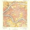 YellowMaps Pittsburg East PA topo map, 1:24000 Scale, 7.5 X 7.5 Minute, Historical, 1951, 26.74 x 21.81 in - Polypropylene view 1