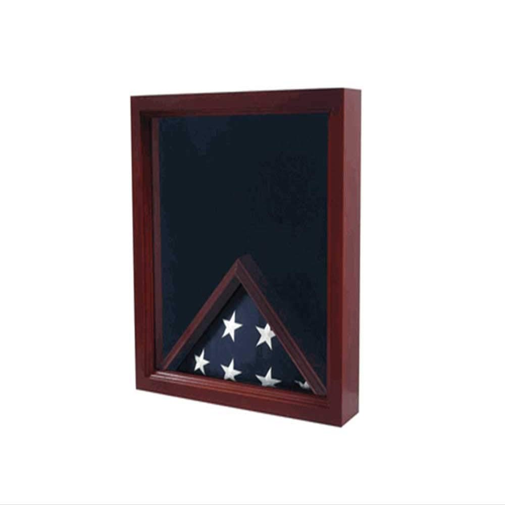 Marine Corps Flag Medal Display Box- Shadow Box, Flag Box Hand Made by Veterans
