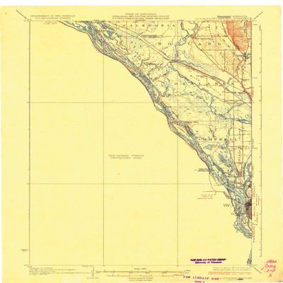 YellowMaps La Crescent MN topo map, 1:62500 Scale, 15 X 15 Minute, Historical, 1930, 20.26 x 16.15 in - Polypropylene