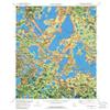 YellowMaps Wabana Lake MN topo map, 1:24000 Scale, 7.5 X 7.5 Minute, Historical, 1970, Updated 1989, 27.24 x 21.24 in - Polypropylene view 1