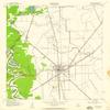 YellowMaps Angleton TX topo map, 1:24000 Scale, 7.5 X 7.5 Minute, Historical, 1943, Updated 1958, 26.9 x 23 in - Polypropylene view 1