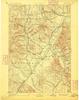 Dillon MT topo map, 1:250000 Scale, 1 X 1 Degree, Historical, 1893, Updated 1909, 19.9 x 15.7 in - Polypropylene view 1