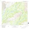YellowMaps Talkeetna Mountains D 6 AK topo map, 1:63360 Scale, 15 X 15 Minute, Historical, 1951, Updated 1983, 21.9 x 18 in - Polypropylene view 1