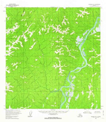 YellowMaps Iditarod B 1 AK topo map, 1:63360 Scale, 15 X 15 Minute, Historical, 1954, Updated 1962, 20.8 x 18 in - Polypropylene