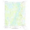 YellowMaps Tyonek D 1 AK topo map, 1:63360 Scale, 15 X 15 Minute, Historical, 1954, Updated 1965, 21.8 x 18 in - Tyvek view 1