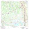 YellowMaps Gum Lake FL topo map, 1:24000 Scale, 7.5 X 7.5 Minute, Historical, 1959, Updated 1987, 26.9 x 22.5 in - Tyvek view 1