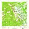 YellowMaps Inverness FL topo map, 1:62500 Scale, 15 X 15 Minute, Historical, 1954, Updated 1960, 20.8 x 17.9 in - Tyvek view 1