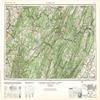 YellowMaps Cumberland MD topo map, 1:250000 Scale, 1 X 2 Degree, Historical, 1957, 24.1 x 30.5 in - Polypropylene view 1