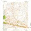 YellowMaps Seminoe Dam NE WY topo map, 1:24000 Scale, 7.5 X 7.5 Minute, Historical, 1953, Updated 1969, 27 x 21.4 in - Tyvek view 1