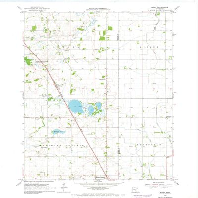 YellowMaps Bixby MN topo map, 1:24000 Scale, 7.5 X 7.5 Minute, Historical, 1967, Updated 1968, 27.23 x 21.53 in - Polypropylene