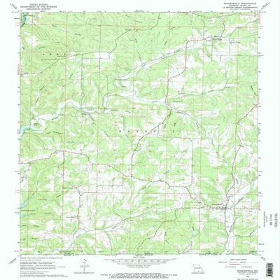 YellowMaps Bakersfield MO topo map, 1:24000 Scale, 7.5 X 7.5 Minute, Historical, 1968, Updated 1969, 26.7 x 21.6 in - Tyvek