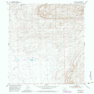 YellowMaps Riddle Cut WY topo map, 1:24000 Scale, 7.5 X 7.5 Minute, Historical, 1953, Updated 1983, 26.8 x 21.4 in - Polypropylene